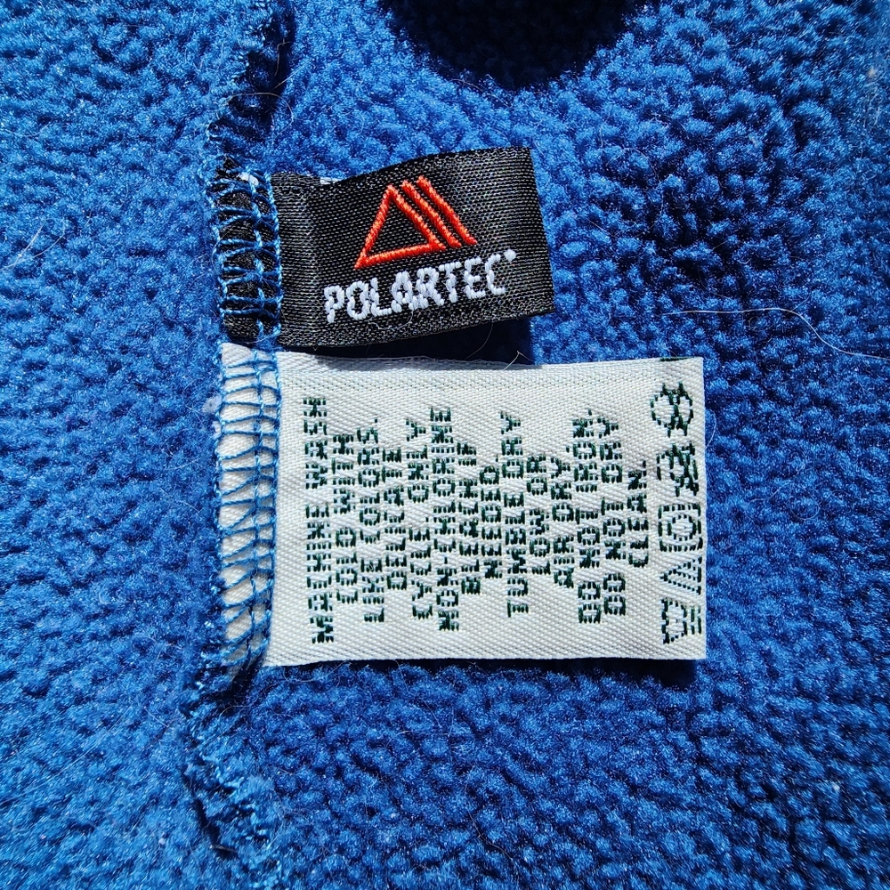 L.L. Bean Vintage Polartec Fleece Full Zip Vest Sz M - Picture 3 of 10
